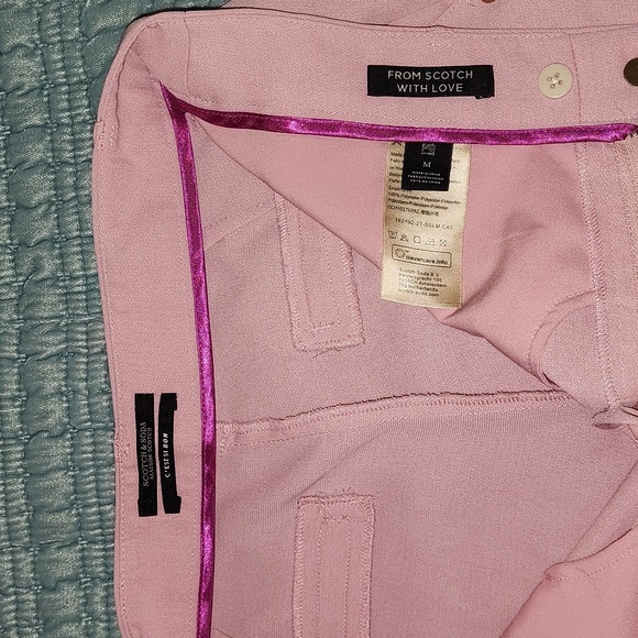 Scotch & Soda Pink Wide Leg Pants Size Medium - Like New - Picture 3 of 6